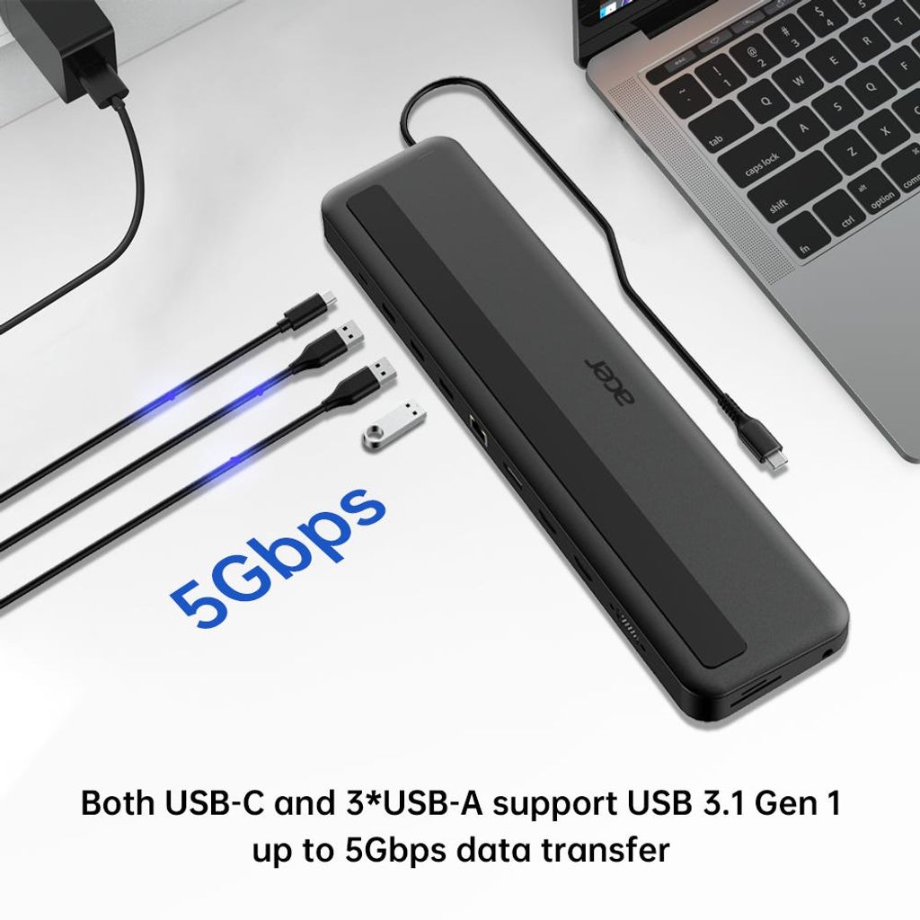 Acer USB-C 13-i-1 Dokkingstasjon