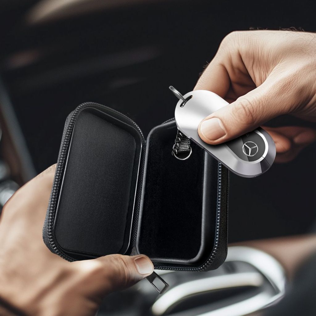 Tech-protect KLR300 anti-stöld bilnyckelfodral – svart