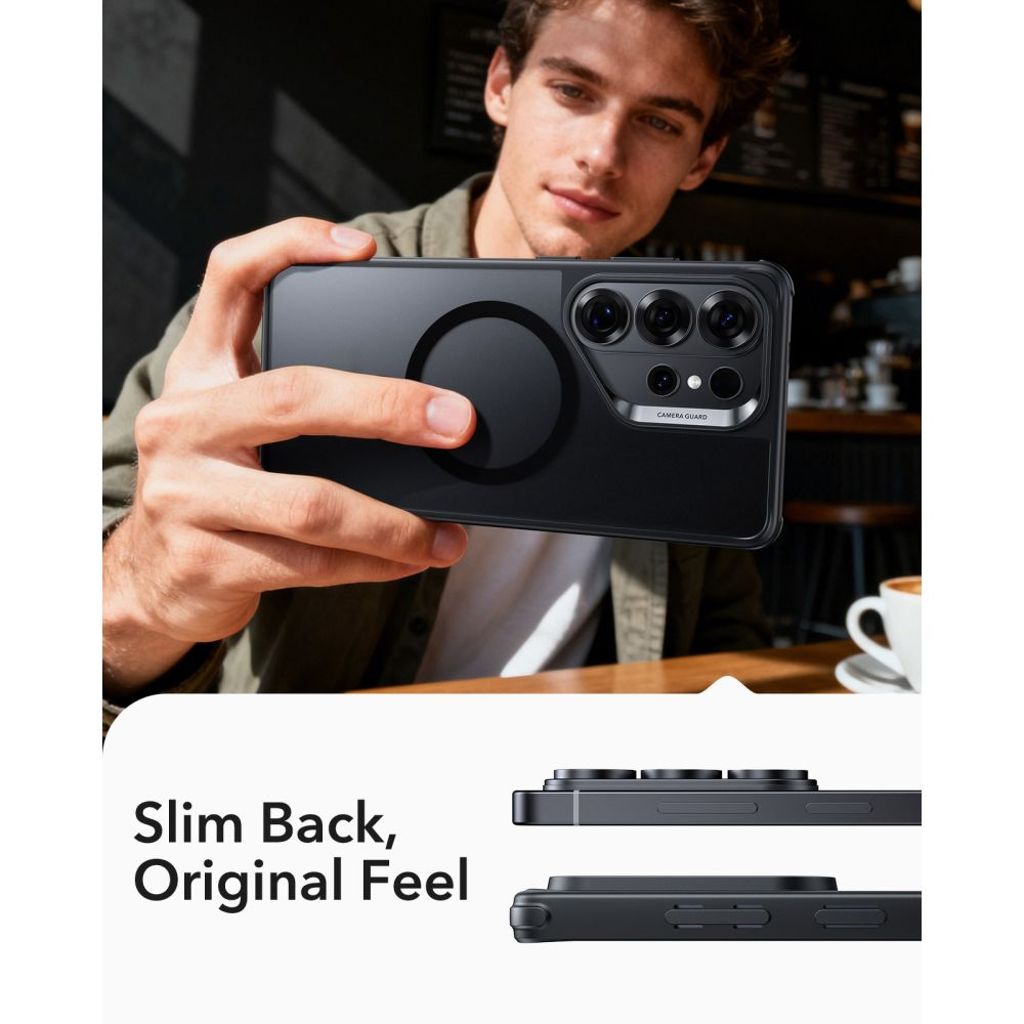 ESR Classic Hybrid MagSafe Cover til Samsung Galaxy S26 Ultra - Sort