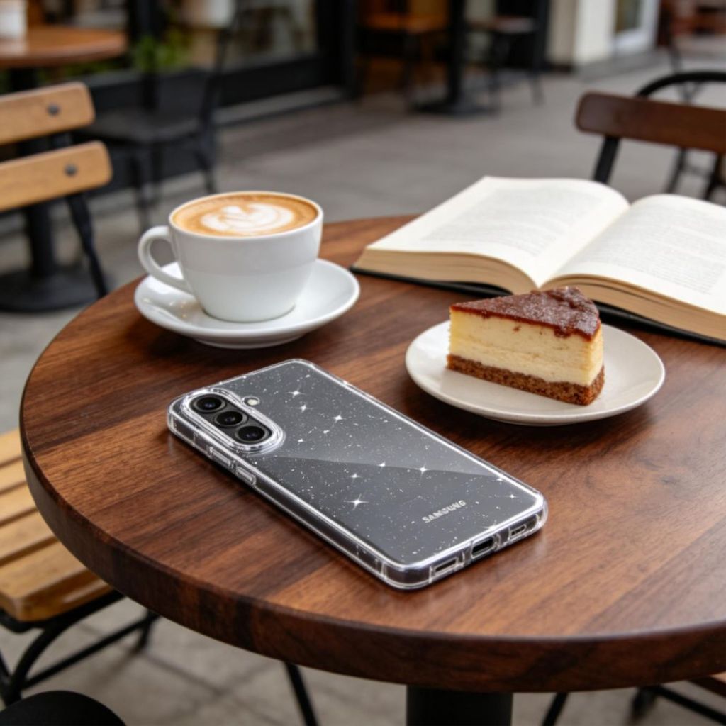 Tech-Protect FlexAir Cover til Samsung Galaxy S26 Ultra - Transparent/Glitter