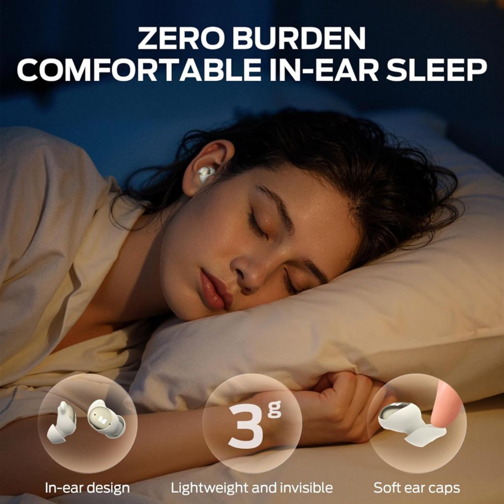 Monster Sleep Ear200 Trådløse In-Ear høretelefoner - Hvid/Guld