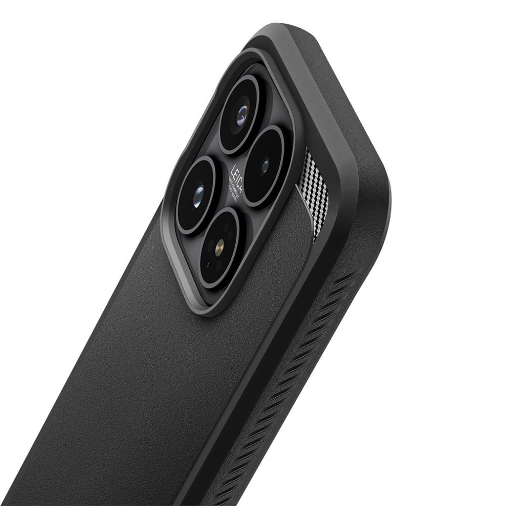 Spigen Rugged Armor Deksel til Xiaomi 17 - Svart