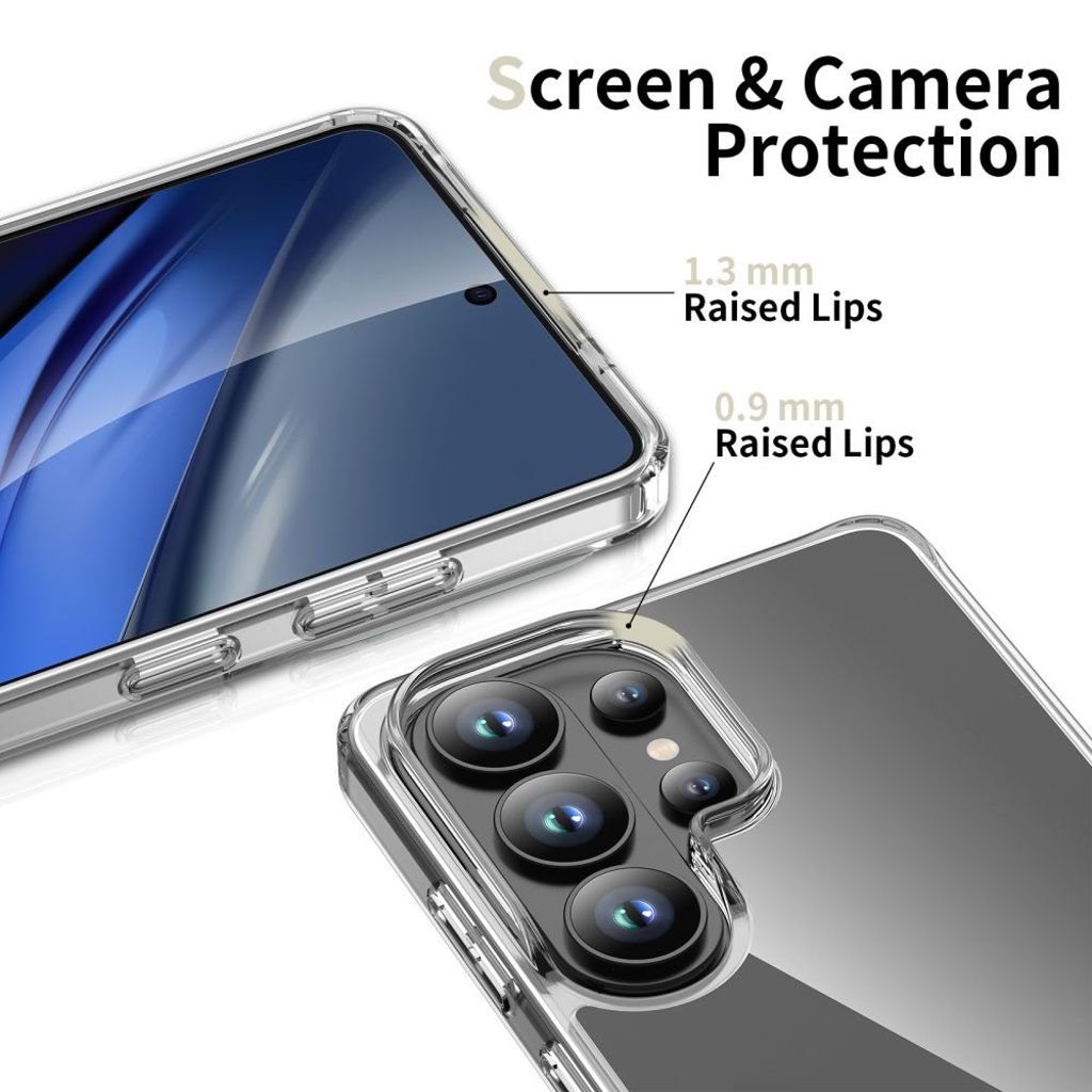 Tech-Protect FlexAir Hybrid Cover til Samsung Galaxy S26 Ultra - Gennemsigtig