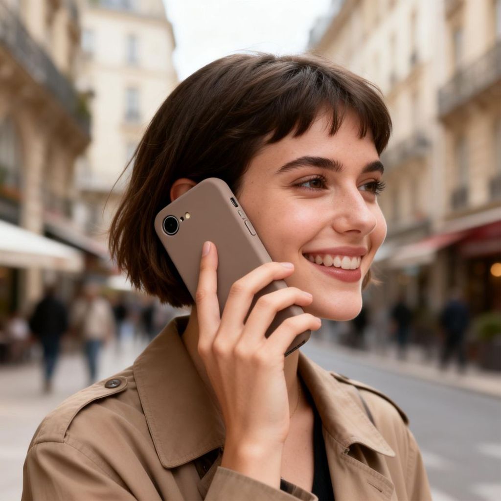 Tech-Protect Silicone MagSafe Cover til iPhone 16E / 17E - Brun