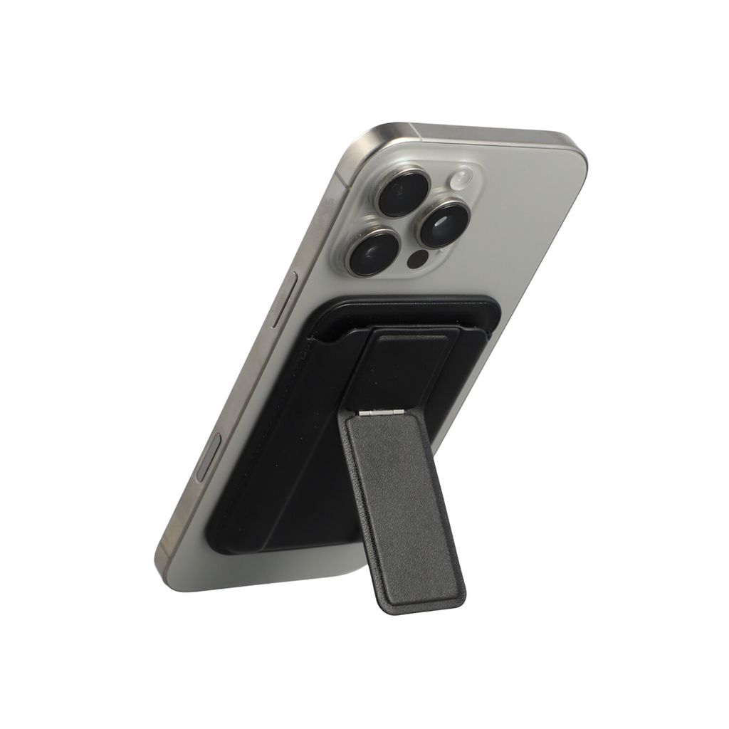 4Smarts Universal Magnetisk Lommebokdeksel med Stativ - Svart