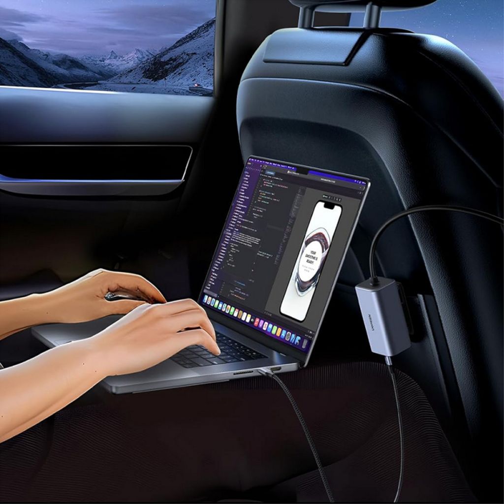UGREEN EC706 150W autolaturi – 3 x USB-C + 1 x USB-A