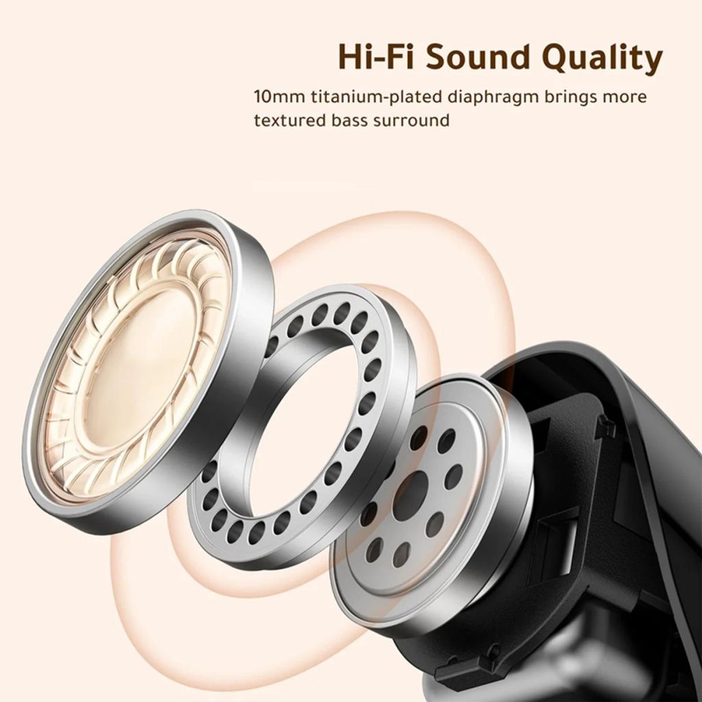 Ugreen Dots trådløse in-ear høretelefoner – hvide