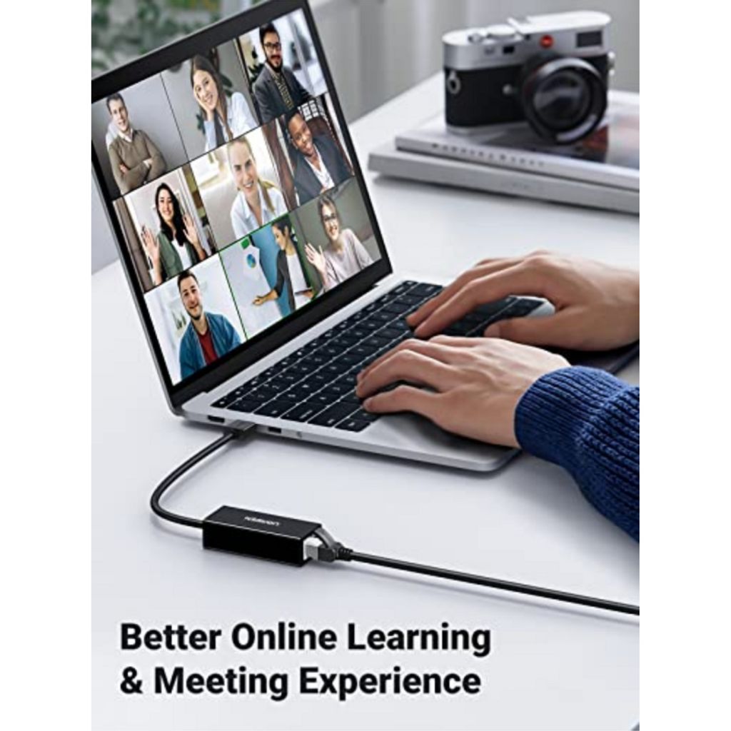 UGREEN CR111 ethernet-adapter RJ45, USB 3.0 - hvit