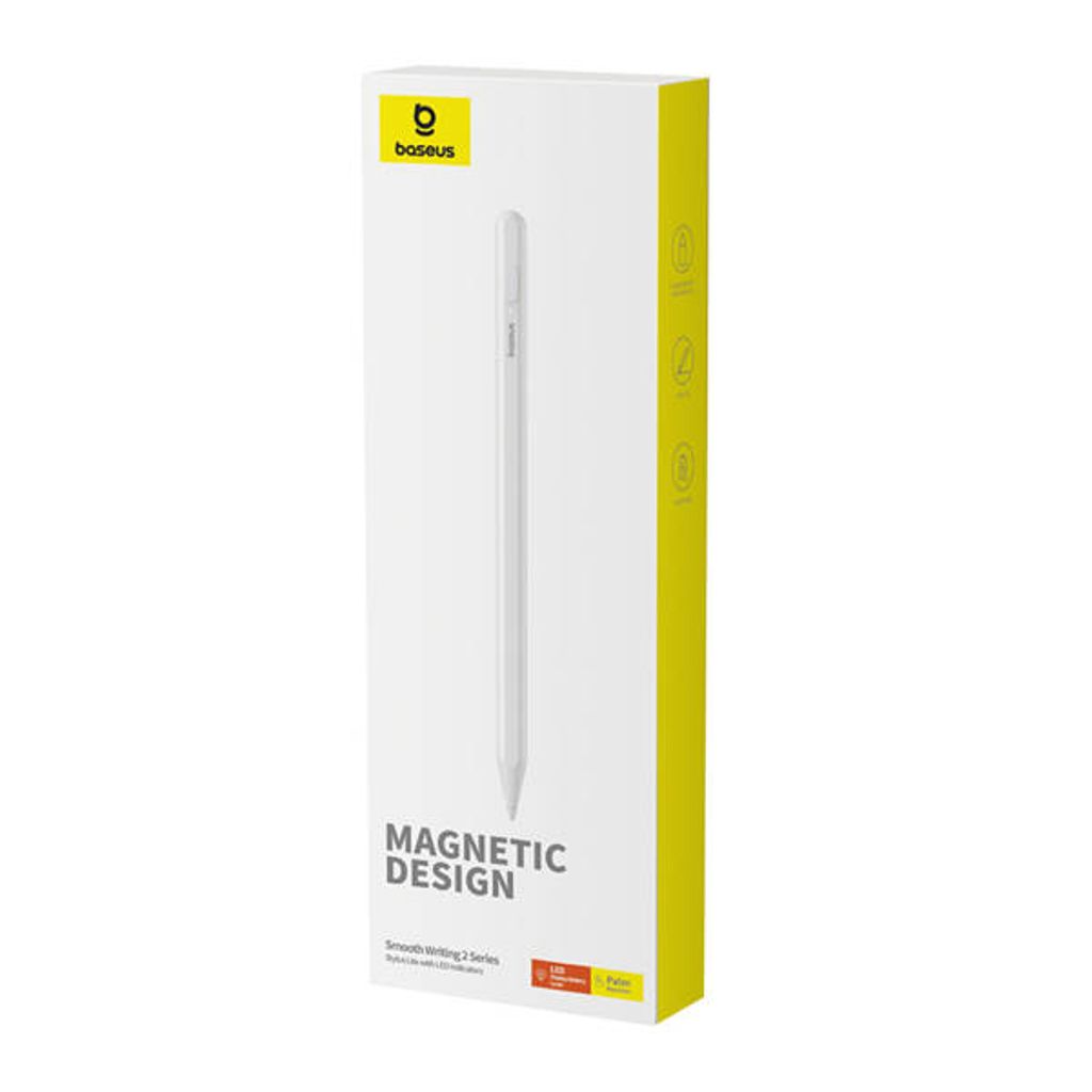 Baseus Smooth Writing 2 stylus for iPad med LED-indikator – hvit