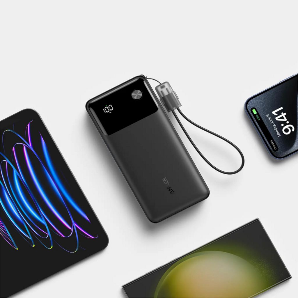 Anker Powerbank 20000 mAh 30W – Kraftig opladning i et kompakt format