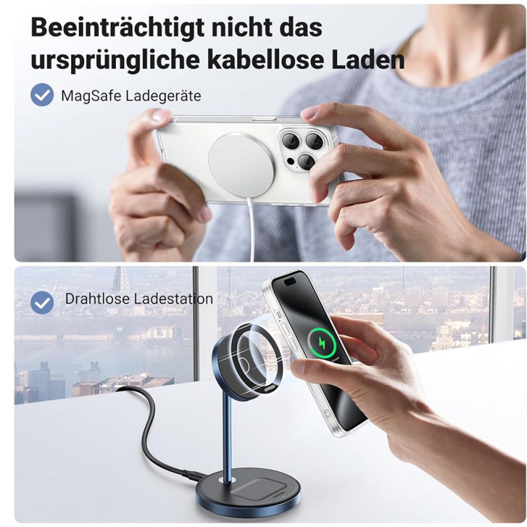 UGREEN LP428 Metalring til Smartphone, 2-pak – Sort