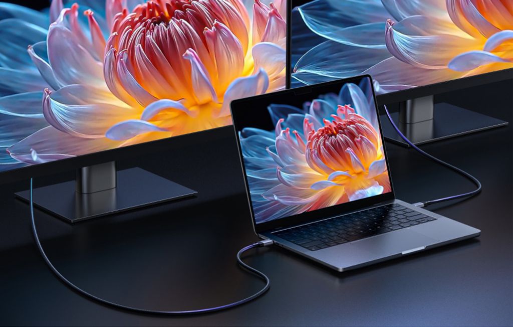 UGREEN USB-C til USB-C-kabel 240W / 40 Gbps / 1 m - Grå