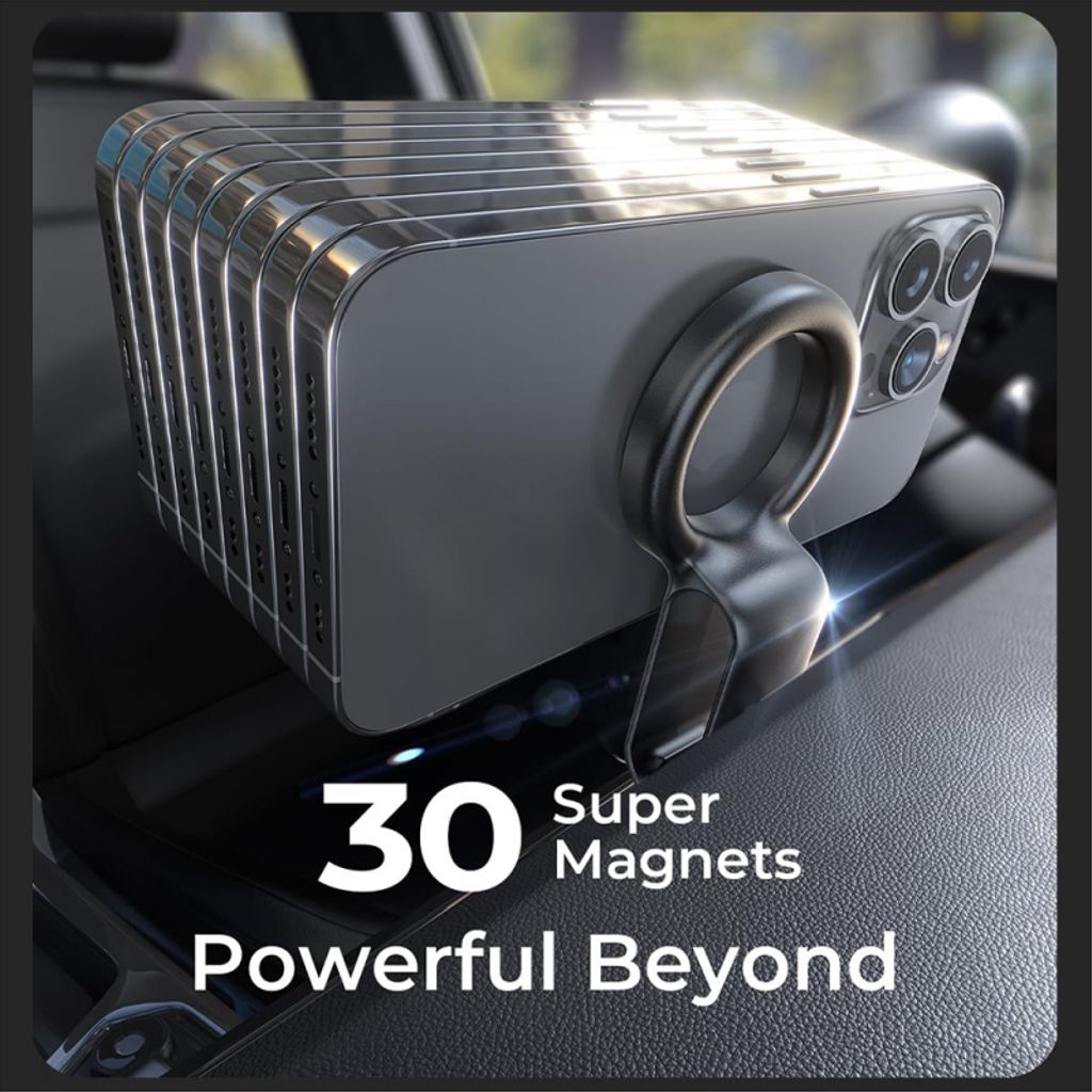 Lisen magnetisk bilventilholder – svart