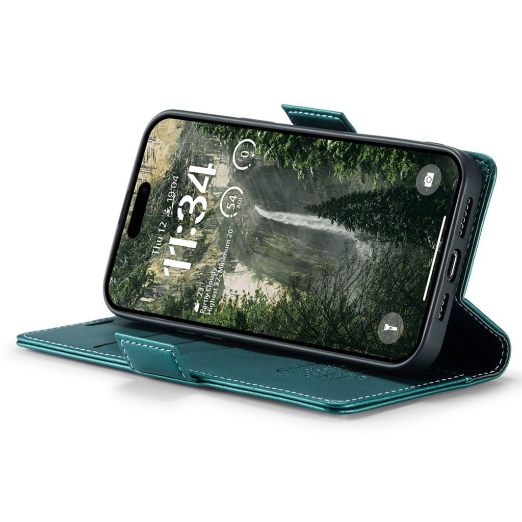 CASEME iPhone 16 Cover with Card Slots - Green