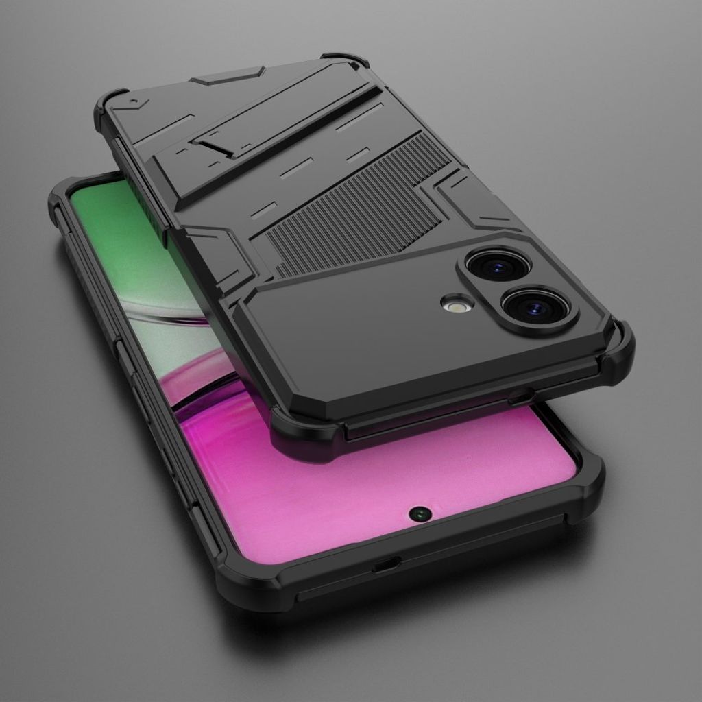 Samsung Galaxy S26 Edge Telefonskal med Stativ - Svart