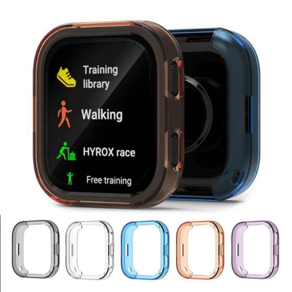 Huami Amazfit Bip Max Rammebeskytter TPU - Gjennomsiktig Lilla