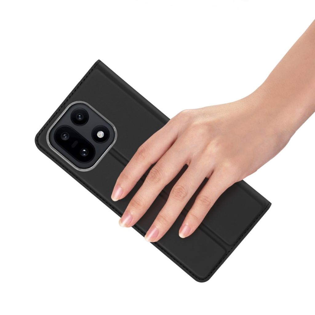 DUX DUCIS OnePlus 15 5G Wallet Cover Card Holder Stand - Black