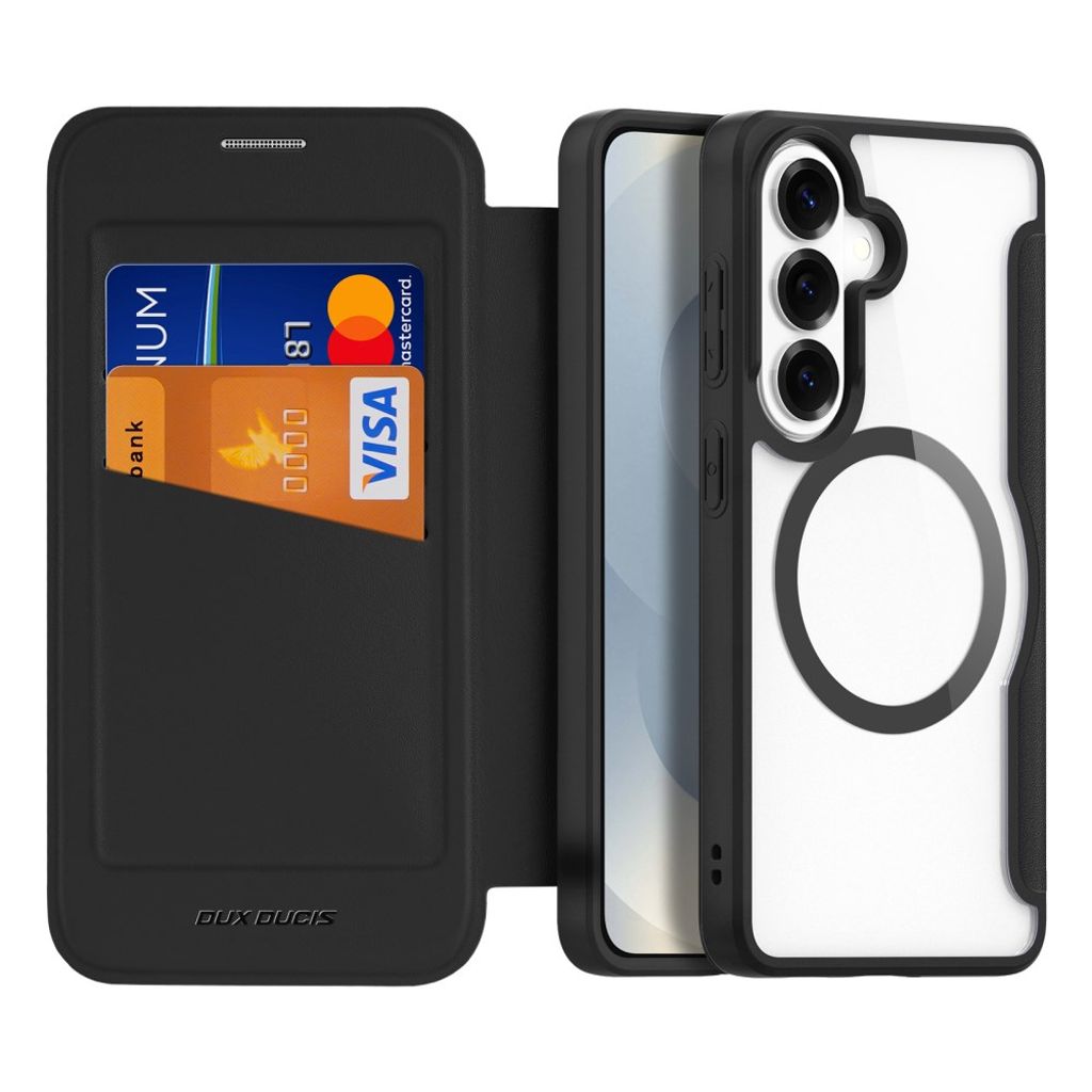 DUX DUCIS Samsung Galaxy S26 MagSafe Plånboksfodral – Svart