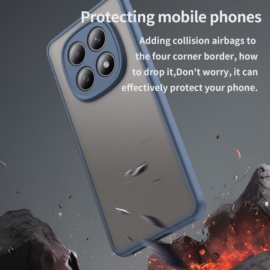 Xiaomi Poco M8 5G/Redmi Note 15 5G/15 4G Plånboksskal Stötsäker - Blå