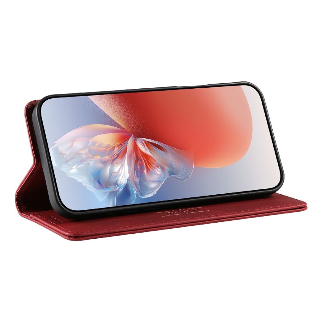 DIETFENG Google Pixel 11 Pro XL Plånboksfodral med RFID-blockering - Röd