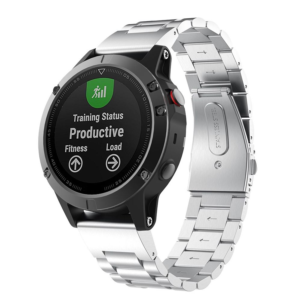 Garmin Fenix ​​5 / Forerunner 935 Klockarmband i rostfritt stål - Silver