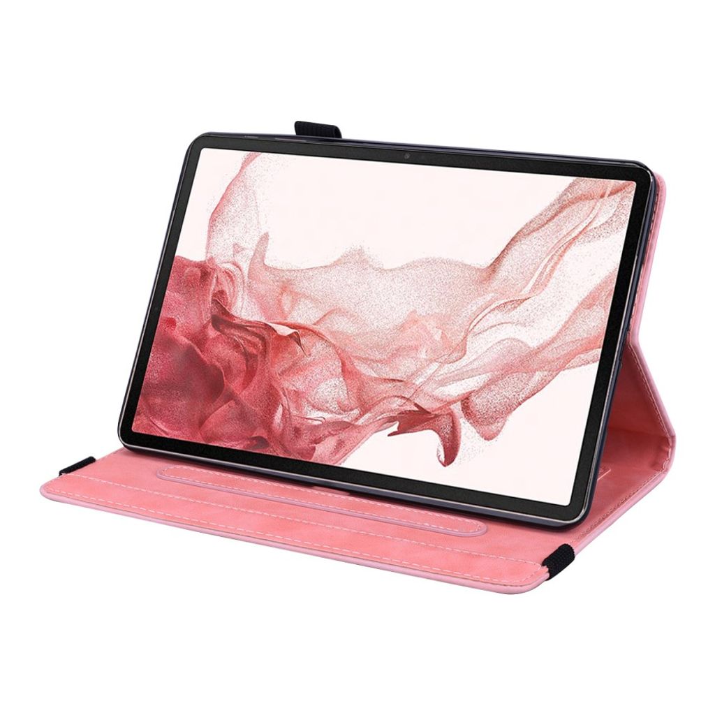 Samsung Galaxy Tab S11 Ultra jne. Kotelo, printillä - Vaaleanpunainen