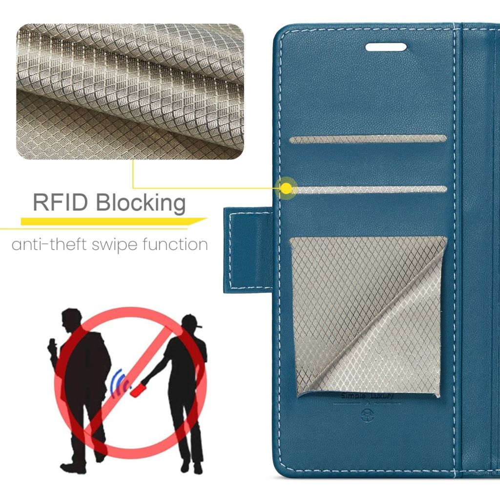 CASEME iPhone 17 Pro Max Etui med Kortspor - Blå