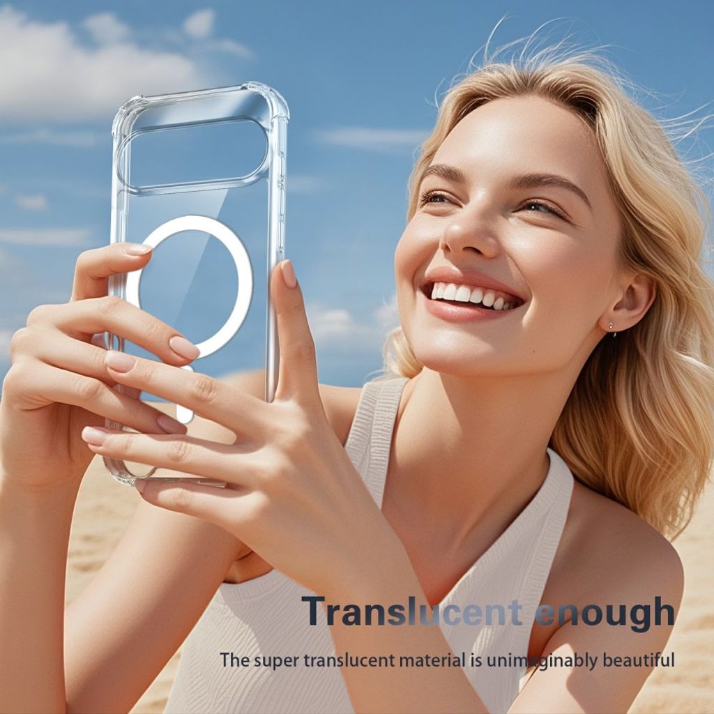 Google Pixel 11 Pro XL Case MagSafe Kompatibel - Gennemsigtig
