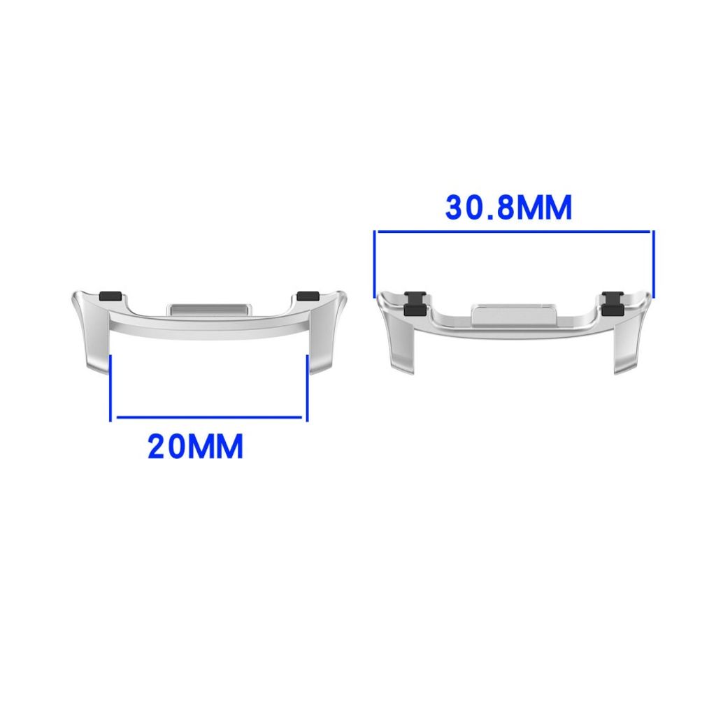 Samsung Galaxy Watch8/Watch8 Classic Reimadapter 20mm – Sølv
