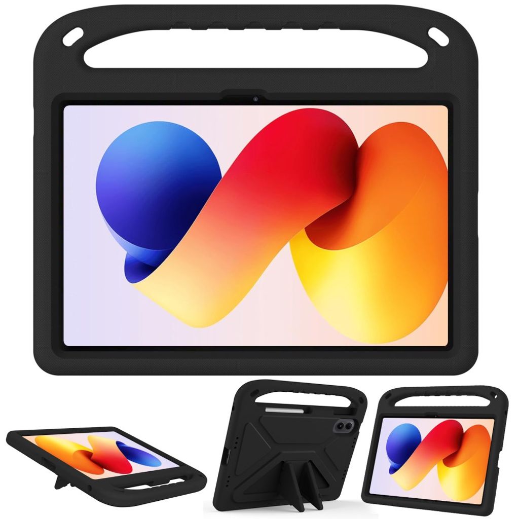 Xiaomi Redmi Pad 2 Pro Deksel med Håndgrep og Stativ – Svart