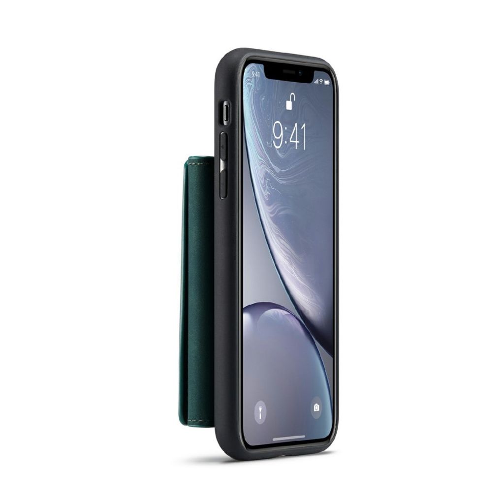 DG.MING iPhone XS Max Pungcover Stødsikker Stativ - Grøn