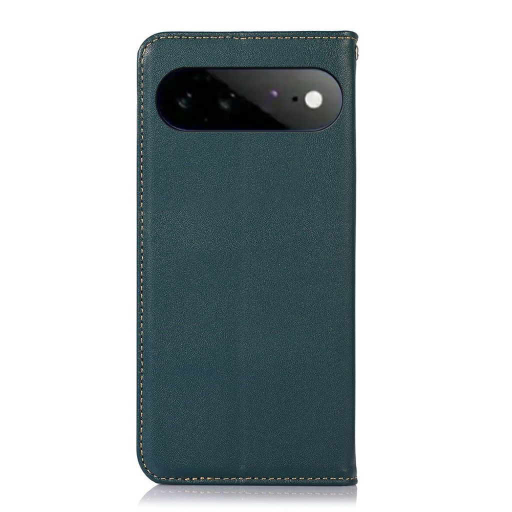KHAZNEH Google Pixel 11 Pro XL Plånboksfodral Äkta Läder RFID - Grön