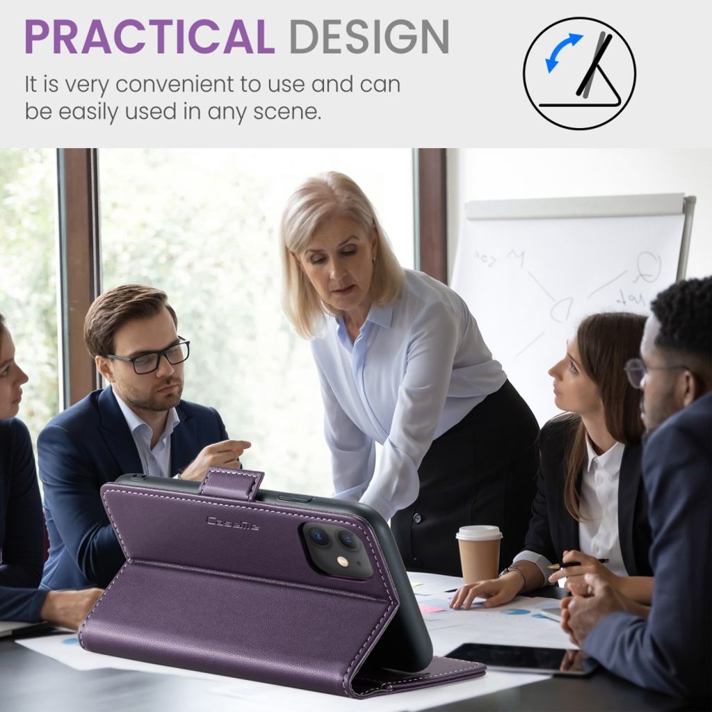 CASEME iPhone 11 Etui med Kortplads - Lilla