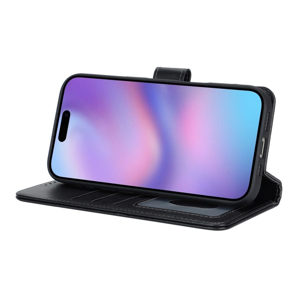 iPhone 17 Etui med Stativ - Sort