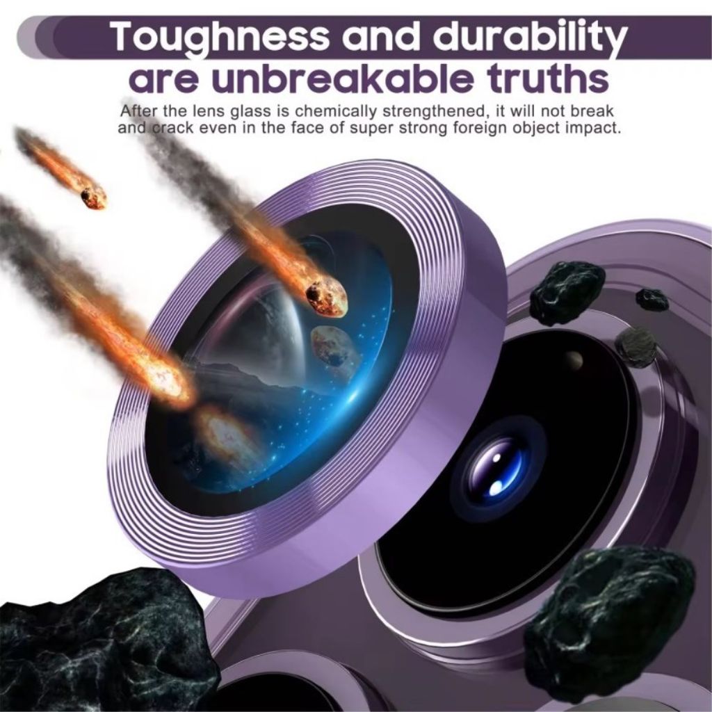 Samsung Galaxy S26 Camera Lens Protector Tempered Glass - Svart