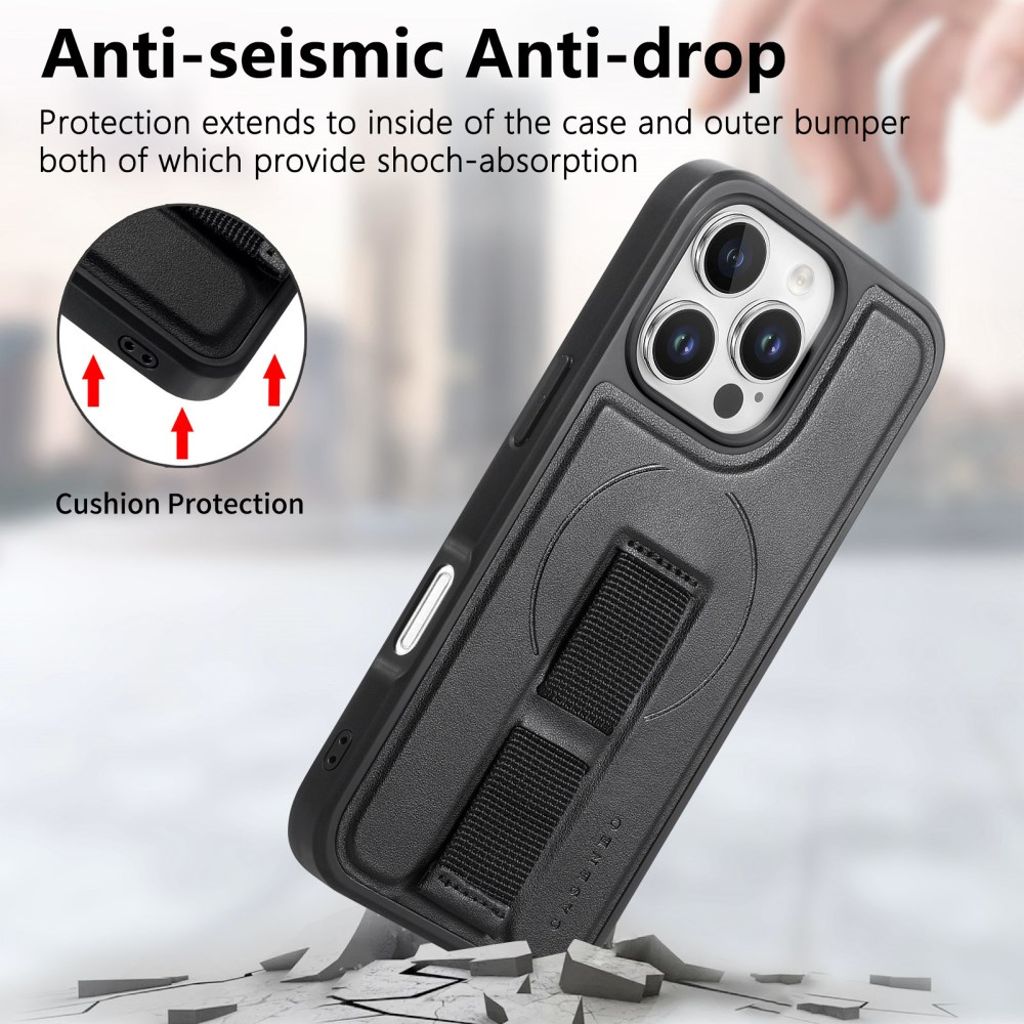 CASENO iPhone 16 Pro Max MagSafe-kompatibelt deksel - Svart