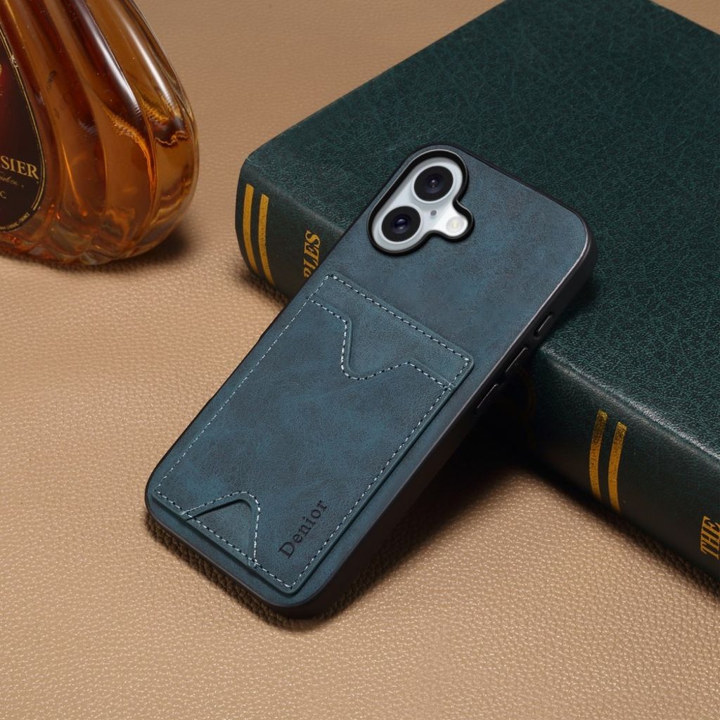 DENIOR iPhone 17 Case with Stand - Blue