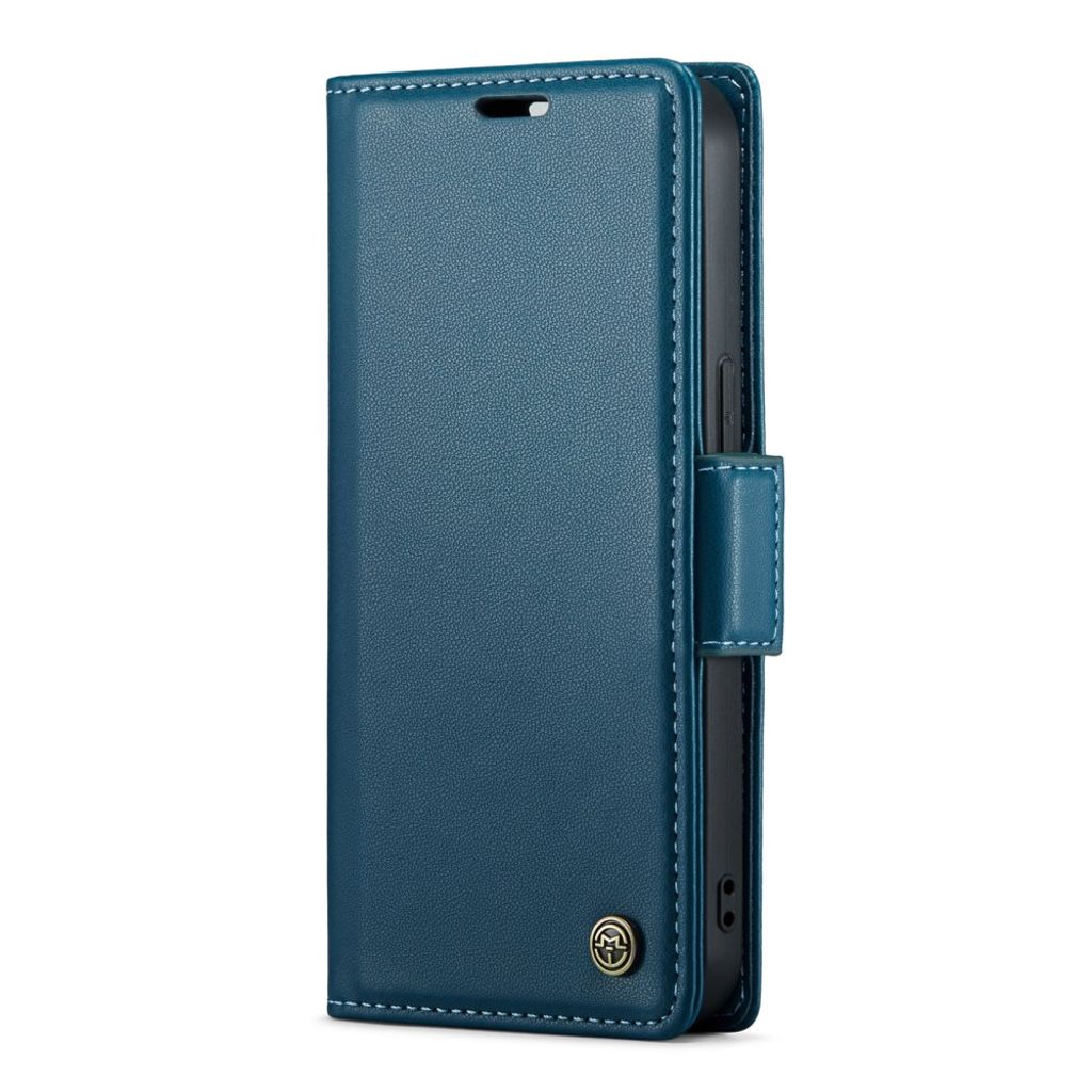 CASEME iPhone 14 Pungetui RFID-blokerende 3 Kortpladser – Blå