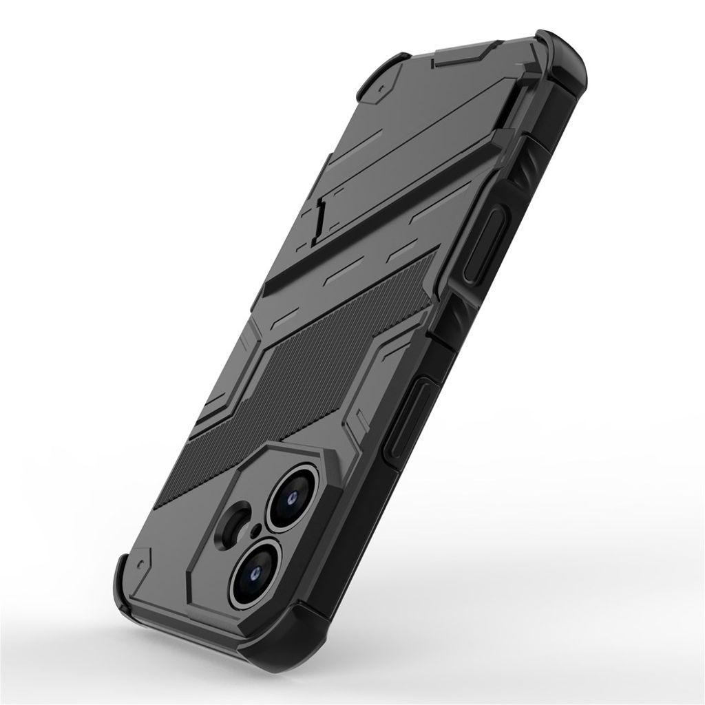 iPhone 17 Cover med Stativ - Sort