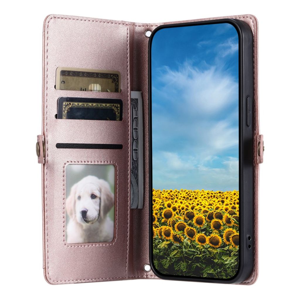 Sony Xperia 1 VII Fodral med Bärrem - Roséguld