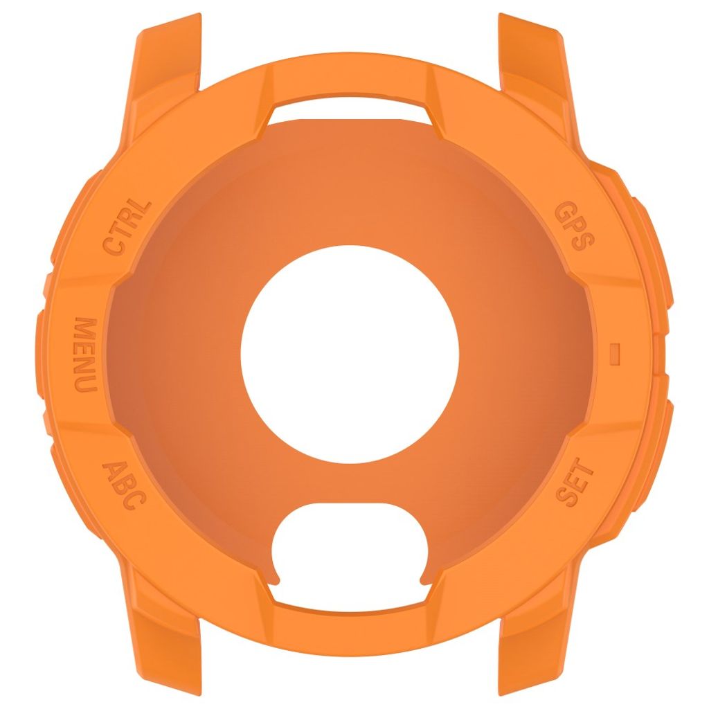 Garmin Instinct 3 AMOLED 50mm osv. Cover i Silikone - Orange