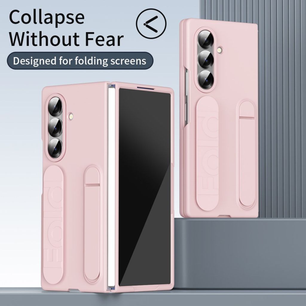Samsung Galaxy Z Fold7 5G Skal med Stativ -Rosa