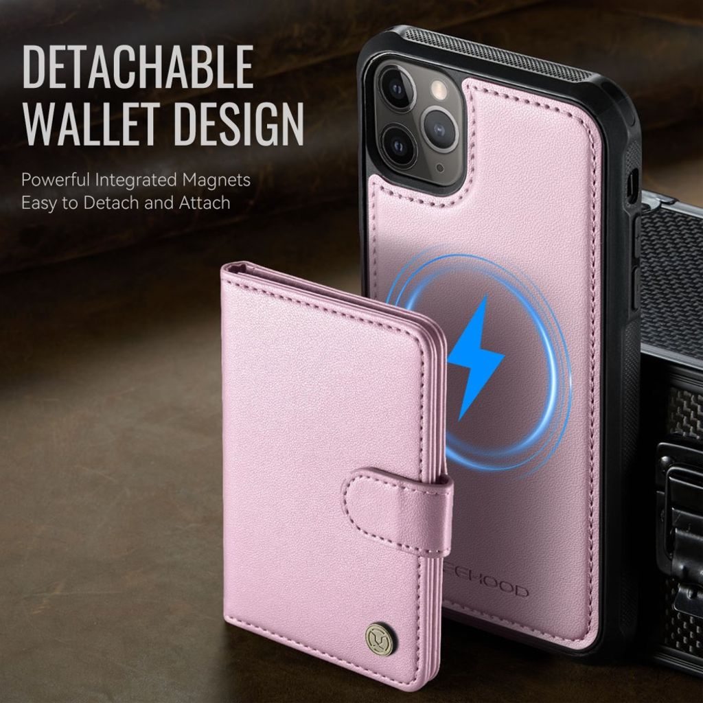 JEEHOOD iPhone 11 Pro Cover med MagSafe - Lyserød