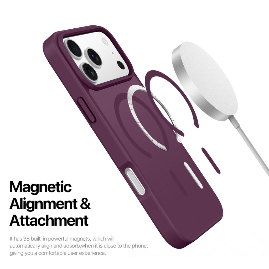 Dux Ducis iPhone 18 Pro Max/17 Pro Max MagSafe Kuori - Tummanvioletti