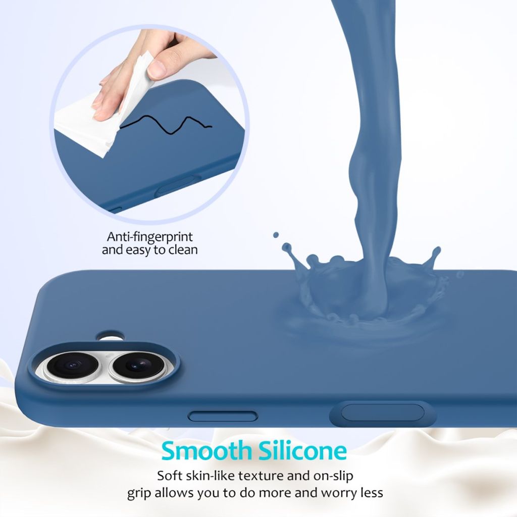 iPhone 17 Silicone Phone Case - Blue