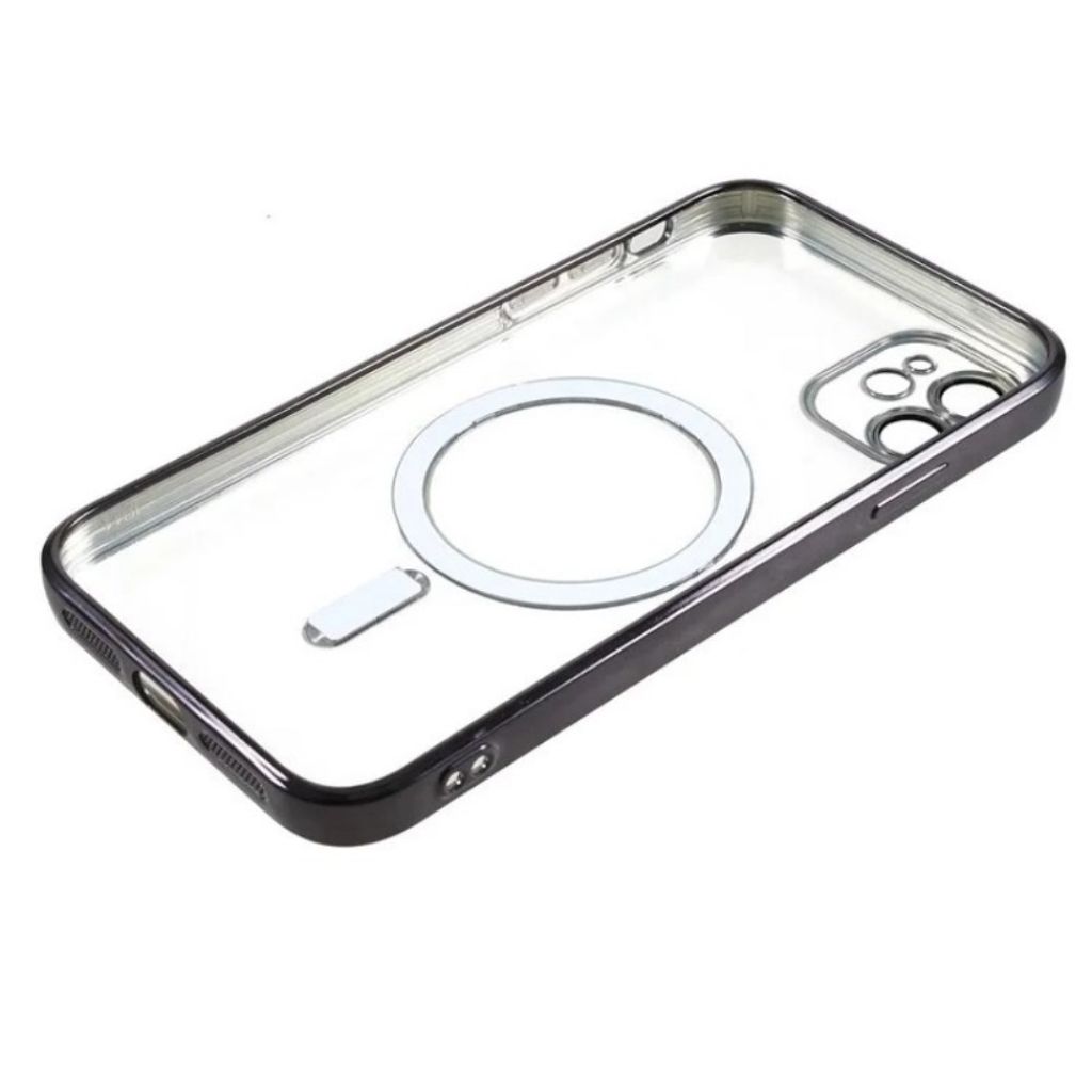 iPhone 11 MagSafe-kompatibelt skal med skärmskydd – Svart