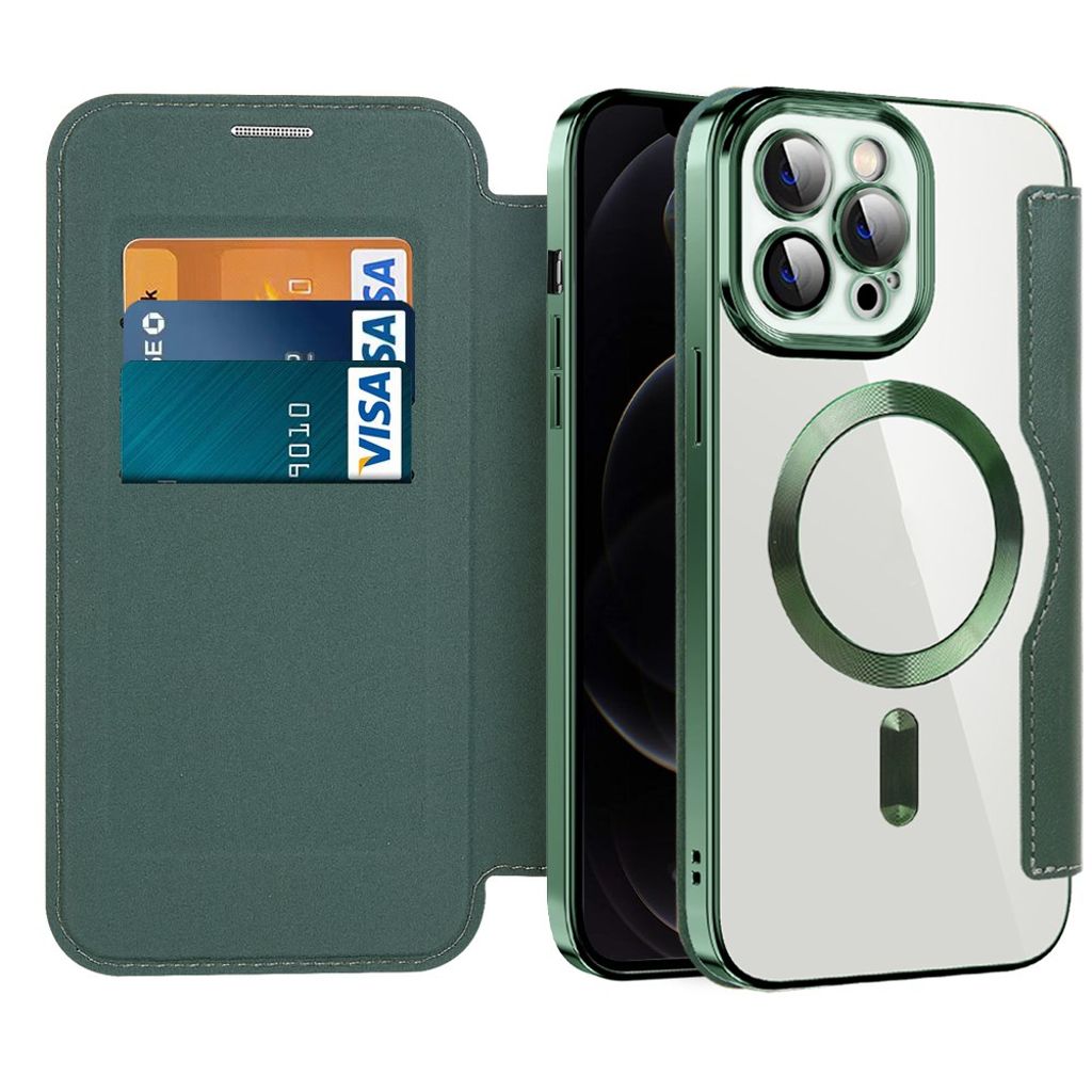 iPhone 12 Pro Max Etui med MagSafe - Grøn