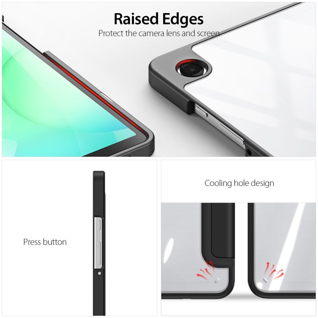 DUX DUCIS Samsung Galaxy Tab A9 / Galaxy Tab A11 etui - Sort