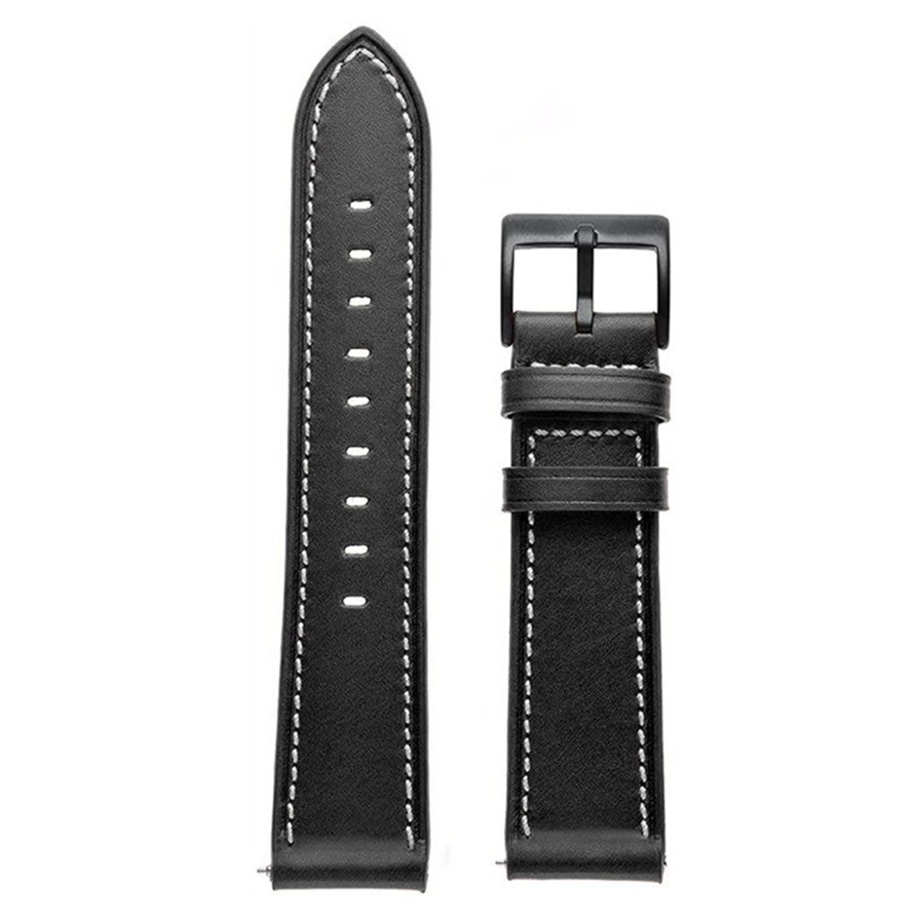 Garmin Forerunner 265 etc. Klockarmband i Läder - Svart