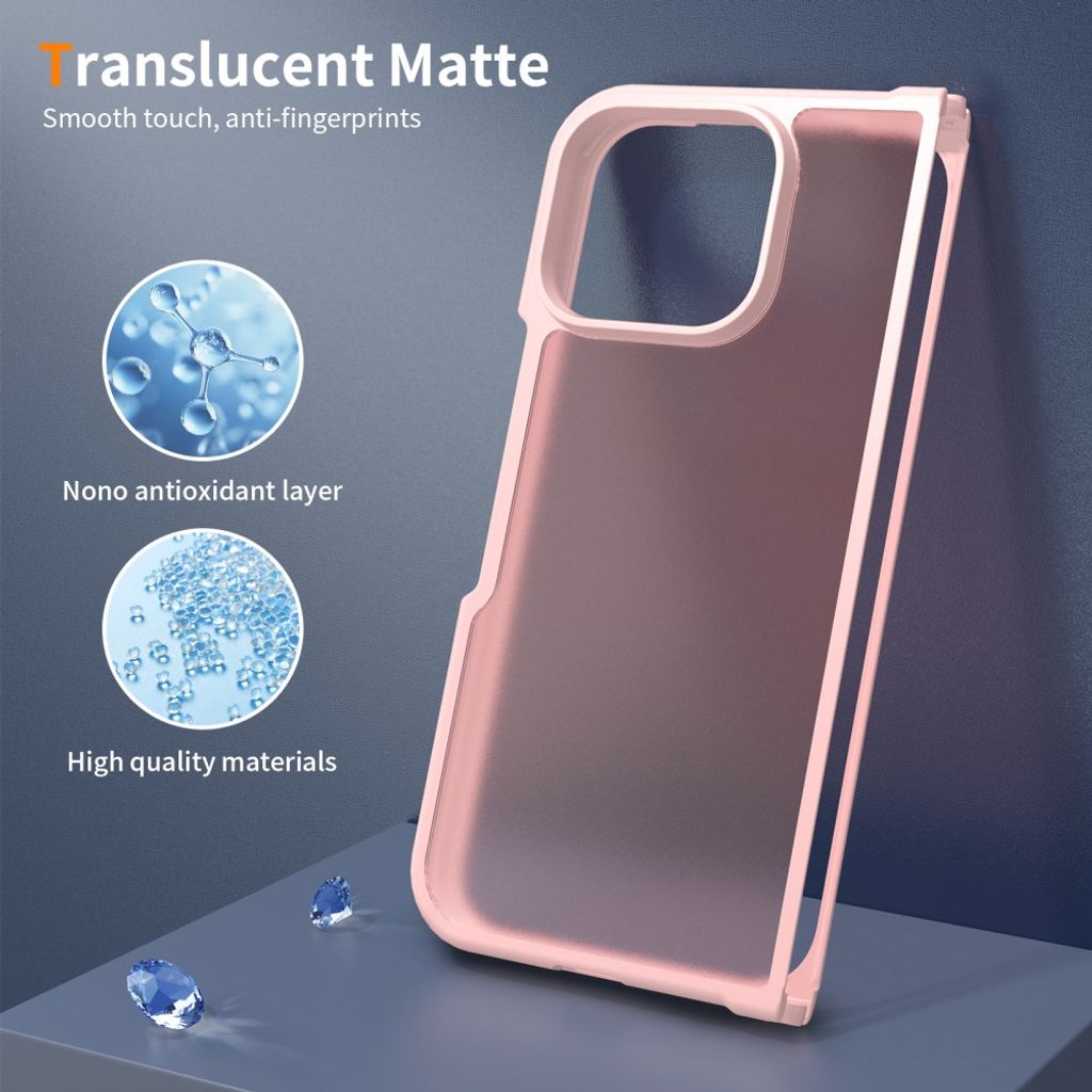 Google Pixel 11 Pro Fold Skal med akrylbaksida - Rosa